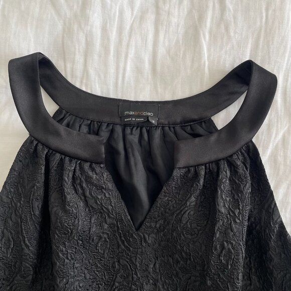 Max and Cleo Scoop Halter Dress (sz 12) - Picture 3 of 6